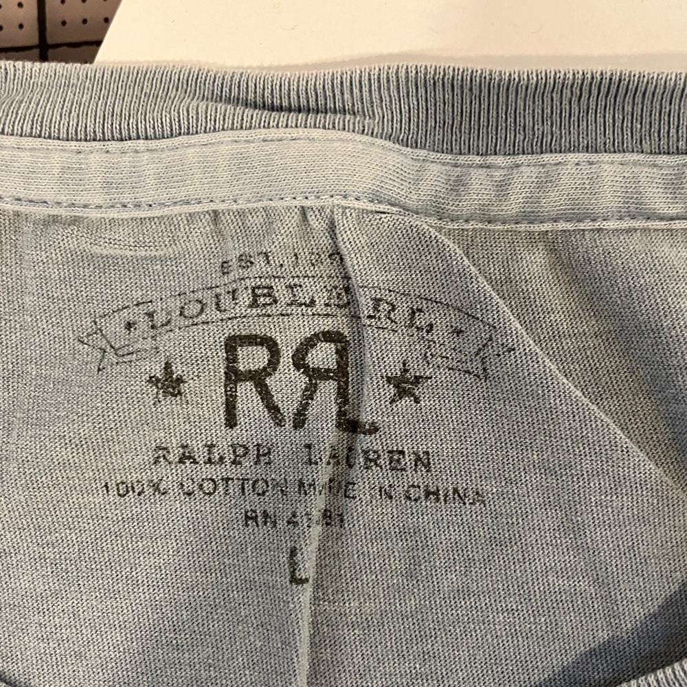 Rrl Vintage blue t - Picture 2 of 2